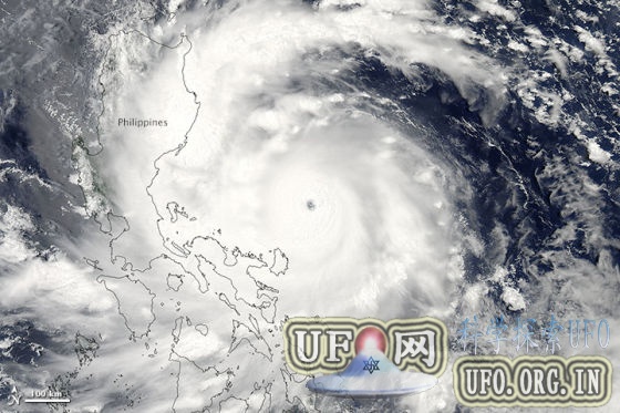 每日卫星照：超级台风尤特的图片