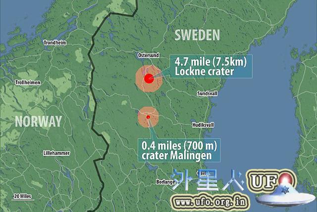 瑞典在4.5亿年前遭两颗小行星“双重打击” 第2张