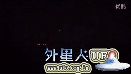 2014年12月5日晚上徒步旅行者拍摄到神秘51区上空的UFO的图片