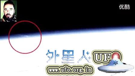 2014年12月19日国际空间站拍到雪茄型UFO的图片