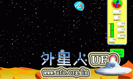 “月球着陆器”游戏网页版的截图 第1张