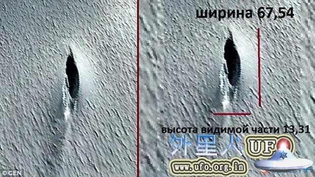 南极洲UFO坠毁残骸被俄罗斯男子发现是真的吗？还是南极裂缝？ 第1张