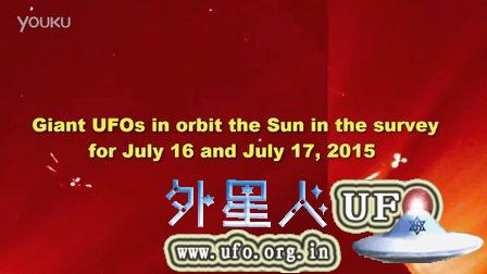 2015年7月17日太阳周围的飞船（SOHO视频）