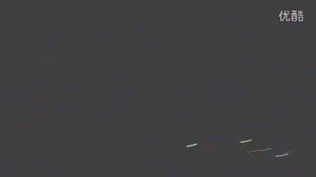 2015年10月27日多光点组成的彩色飞碟舰队（科罗拉多）