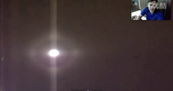 2015年10月29日国际空间站发出强光的UFO