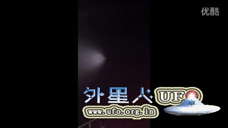 2015年11月7日加州多人拍到发扇形光UFO（海军导弹实验）的图片