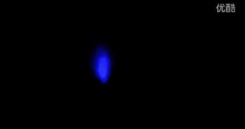 2015年12月19日半夜蓝色茧样发光UFO
