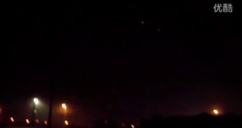 2015年12月25日两个橙色光点UFO