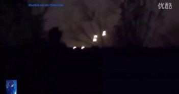 2015年12月俄罗斯森林不断释放增加的光球UFO
