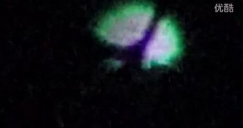 2016年2月7日加州彩色扇形光团UFO&移动暗条