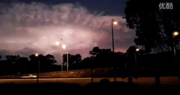 2016年2月1日澳大利亚雷暴云还是巨型UFO？