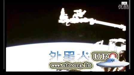 2016年1月10日国际空间站绿色发光UFO的图片