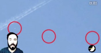 2016年2月28日飞机尾迹与UFO
