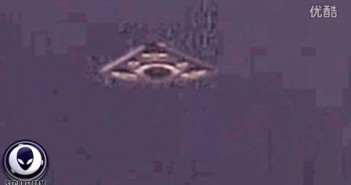 2016年3月8日行车记录仪拍到三角形UFO