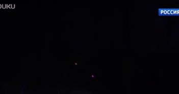 2016年3月9日莫斯科2个彩色光点UFO