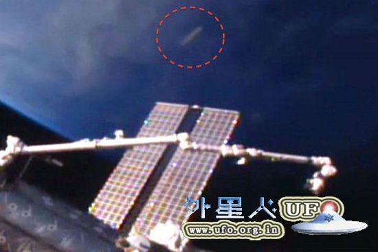 NASA国际空间站附近发现透明UFO的图片