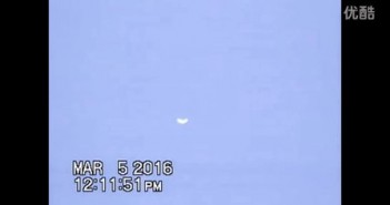 2016年3月5日直升机过后半月形翻滚的白色光团UFO