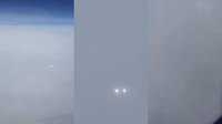 2016年3月7日佛州至加州航班乘客拍到光球UFO的图片
