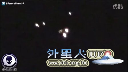 2016年3月31日超过15个光团组成的发光UFO的图片
