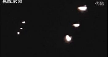 2016年4月4日加州3个水滴样UFO的精彩表演