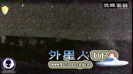 2016年4月12日黄石公园UFO发射光束给第二个UFO的图片