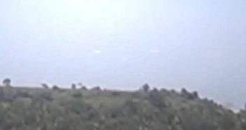 3奇怪神秘的旋转灯在天空 真正的不明飞行物UFO的案例