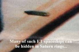 土星出现超巨大雪茄型UFO长达5万公里