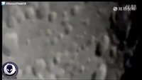 UFO？月球表面现三角形飞行物诡异盘旋的图片