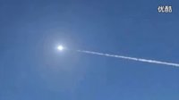 2014年9月11日西班牙有尾迹的发光球体UFO的图片
