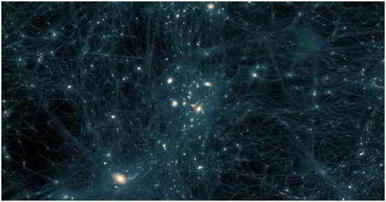 暗物质是一种看不见的神秘物质，占宇宙物质和能量的27％。 我们周围看到的普通物质只占宇宙的5％。 第3张