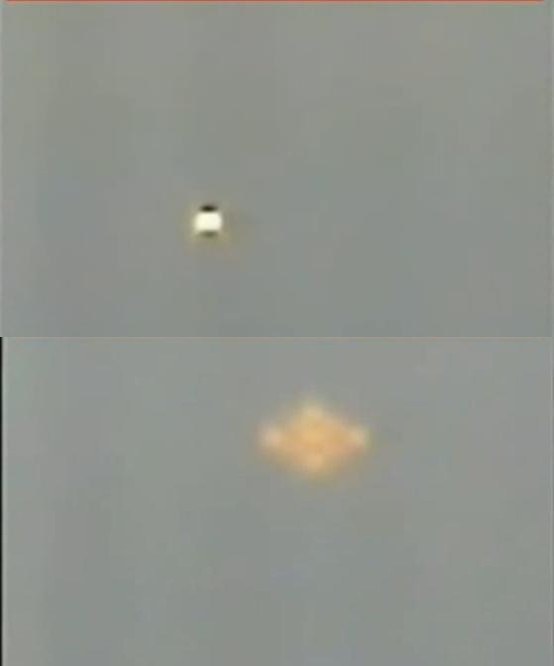 云南韩健伟拍的UFO录像（1998年10月3日）UFO会变形社会反响巨大
